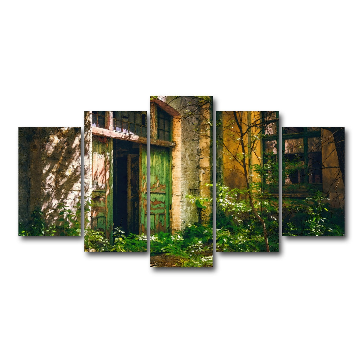 AUTO-MOCKUP WHITE | forgotten entrance | 5 Piece | Gallery Wrap Canvas | group=5_normal