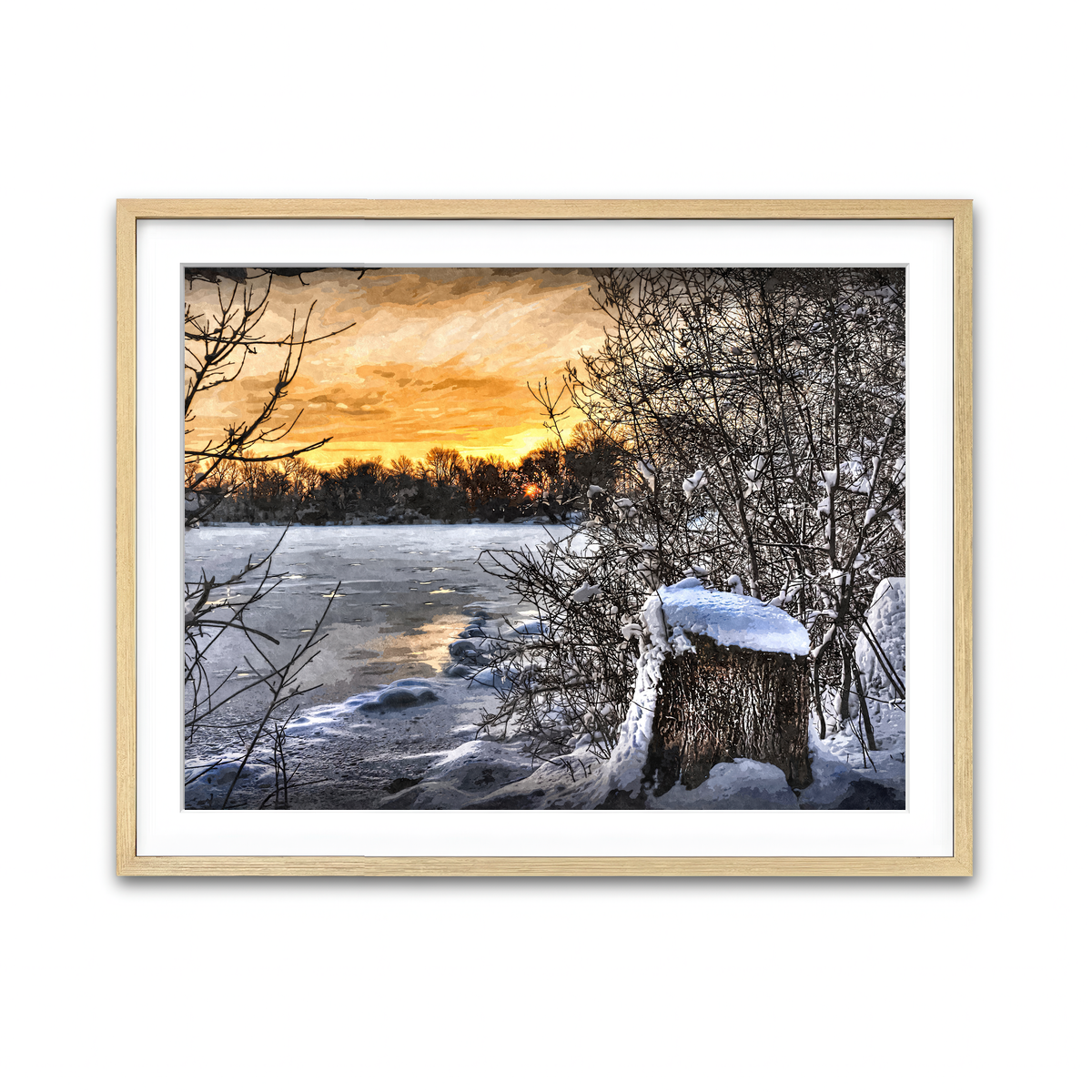Framed Print 4x3 Natural