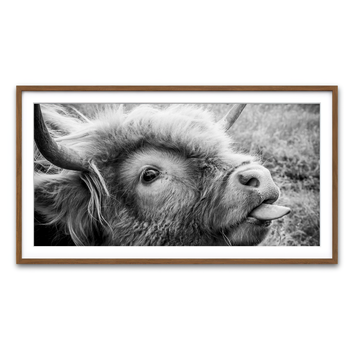 Framed Print 2x1 Walnut