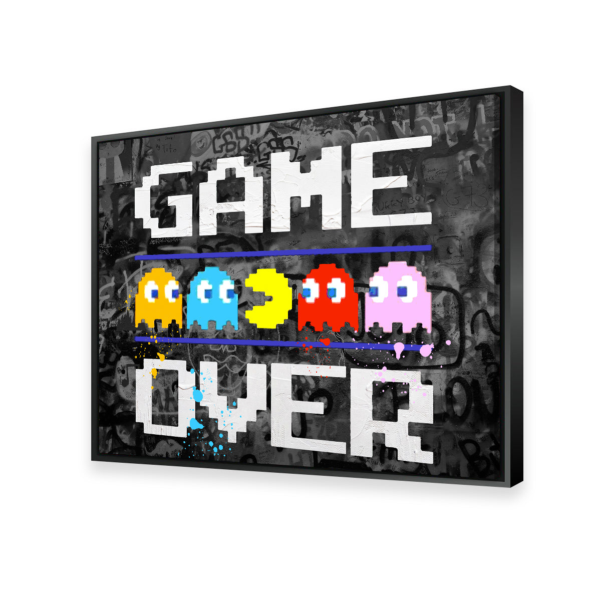 Game Over Wall Art