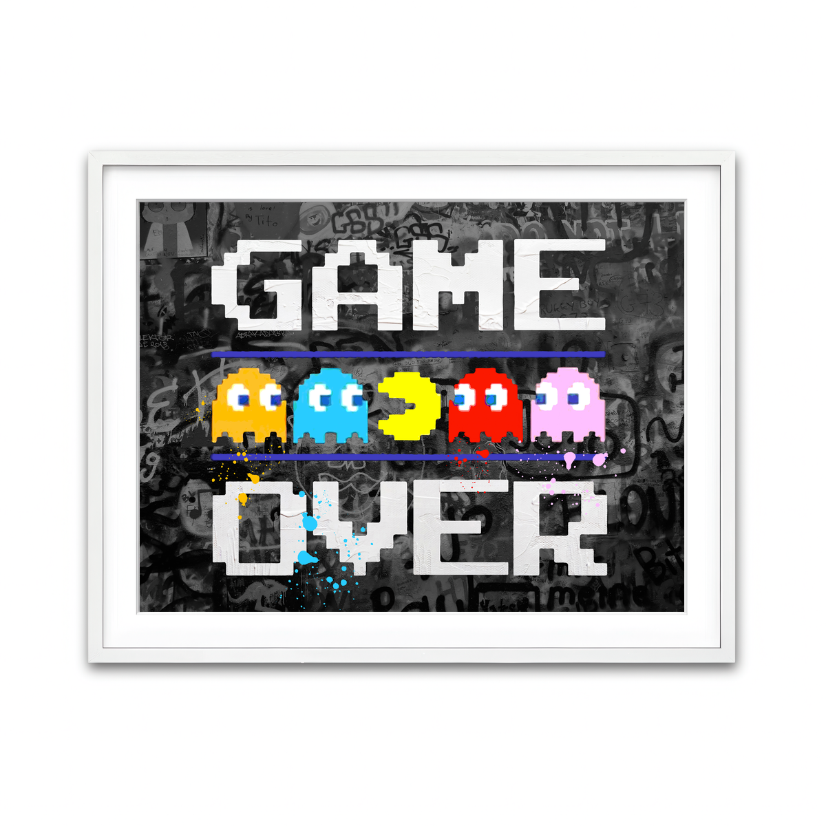 Framed Print 4x3 White