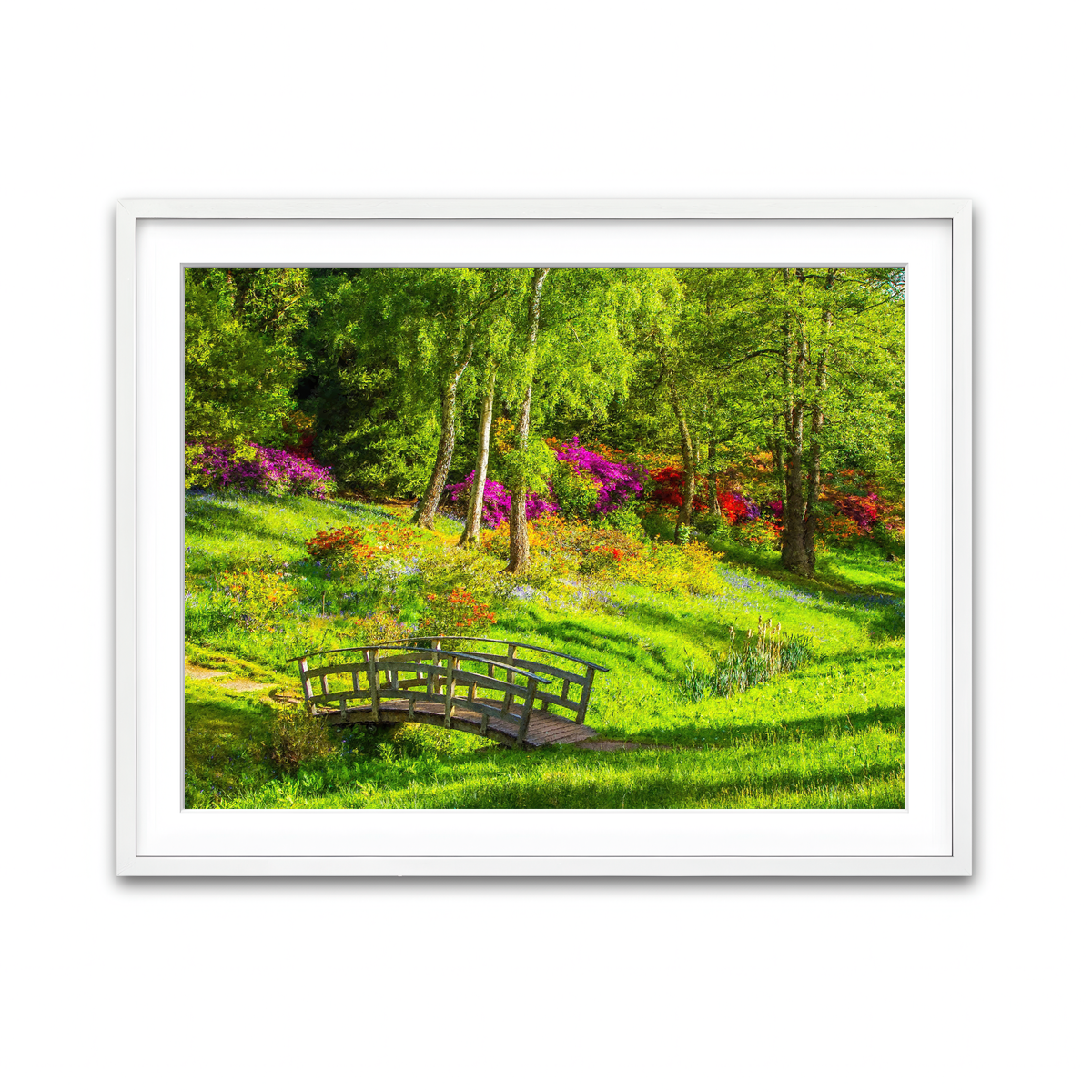 Framed Print 4x3 White