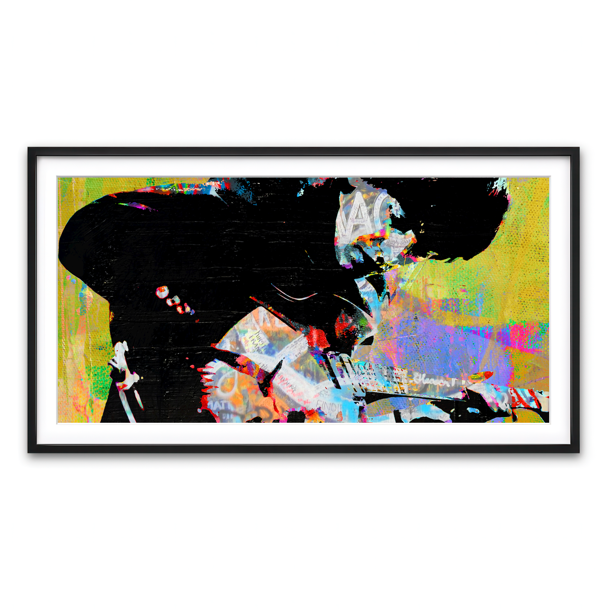 Framed Print 2x1 Black