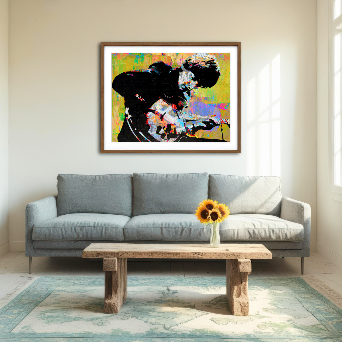 AUTO-MOCKUP ROOM | George Harrison Wall Art