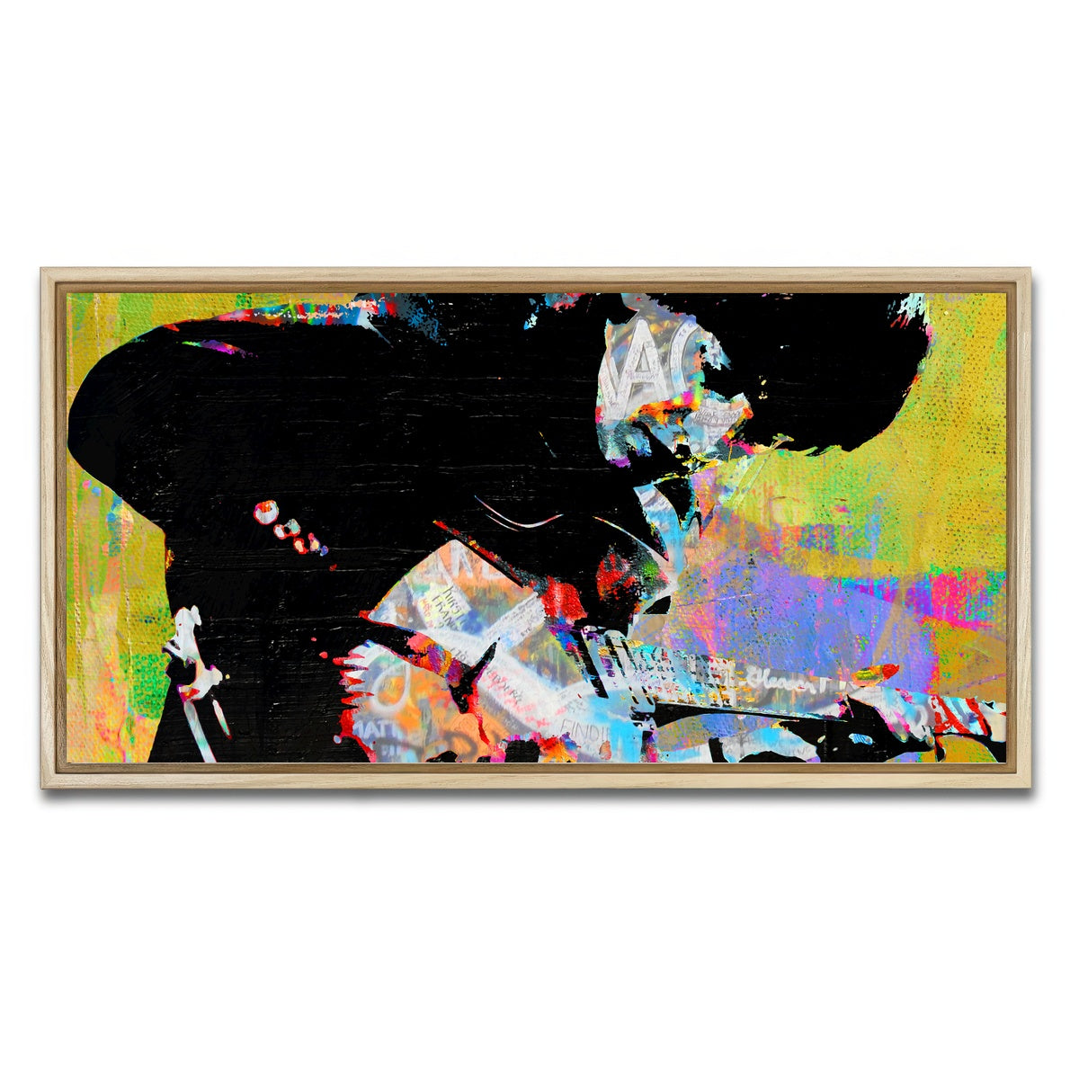 AUTO-MOCKUP WHITE | george harrison | 1 Piece | Natural Framed Canvas | group=2x1