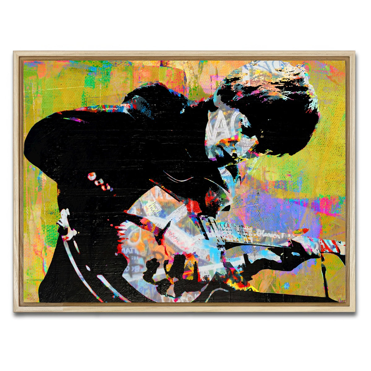 AUTO-MOCKUP WHITE | george harrison | 1 Piece | Natural Framed Canvas | group=4x3