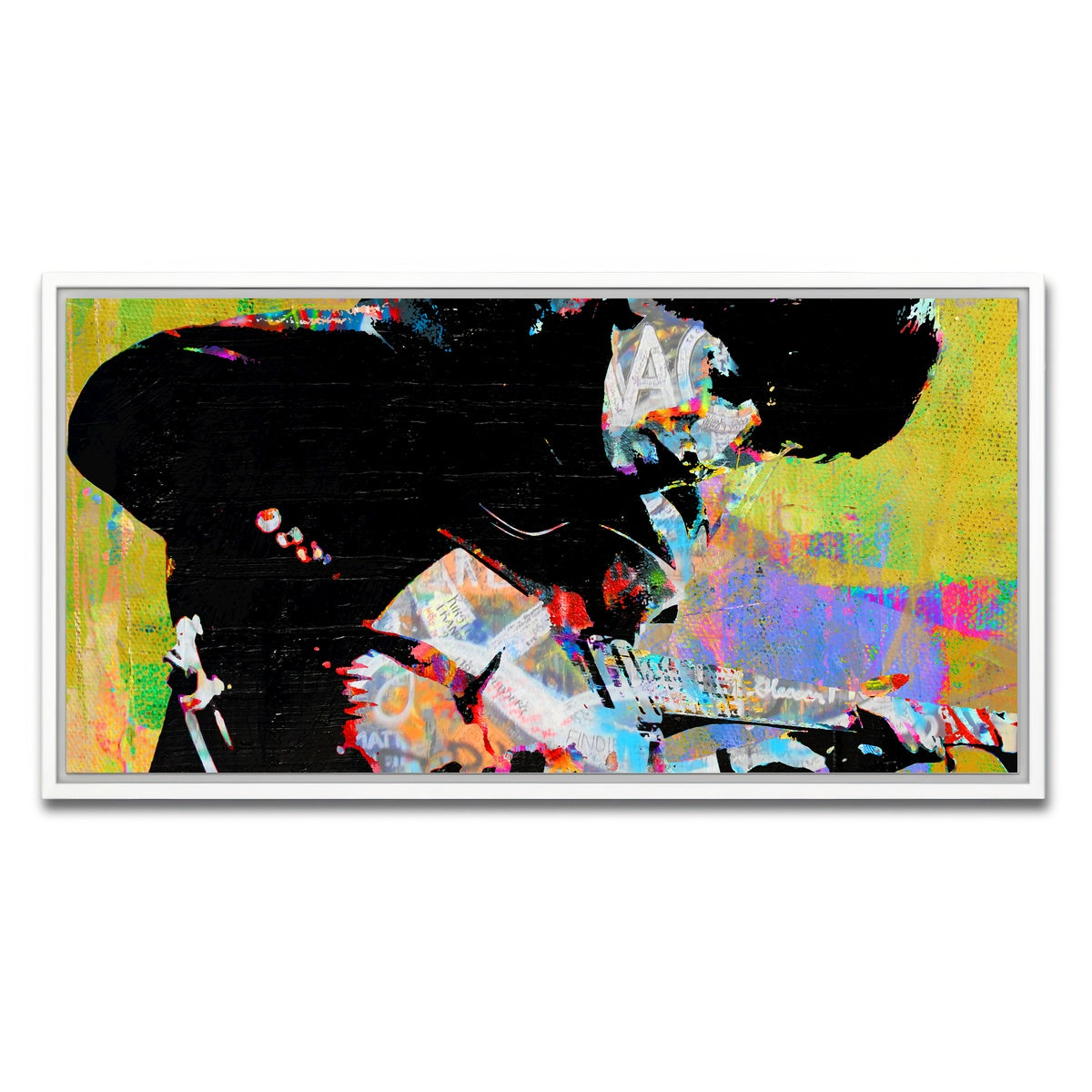 AUTO-MOCKUP WHITE | george harrison | 1 Piece | White Framed Canvas | group=2x1