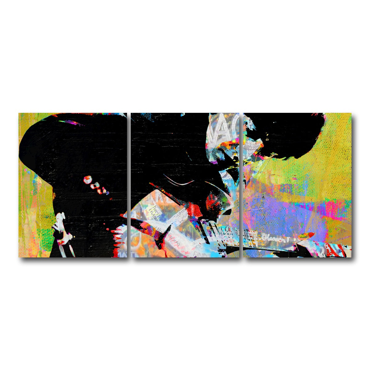 AUTO-MOCKUP WHITE | george harrison | 3 Piece | Gallery Wrap Canvas | group=18x24