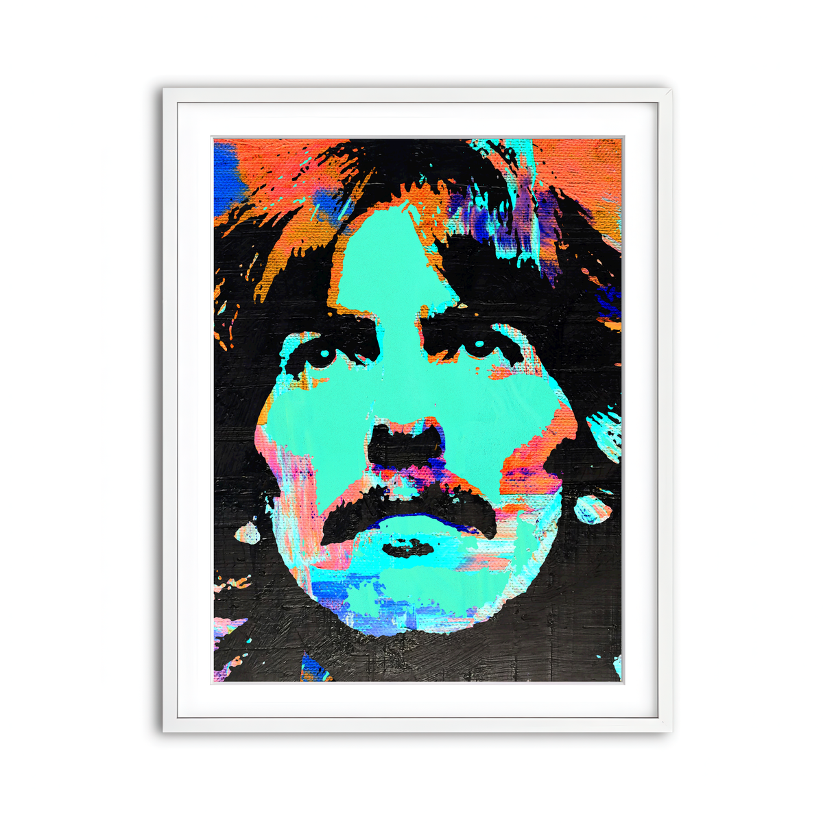 Framed Print 3x4 White