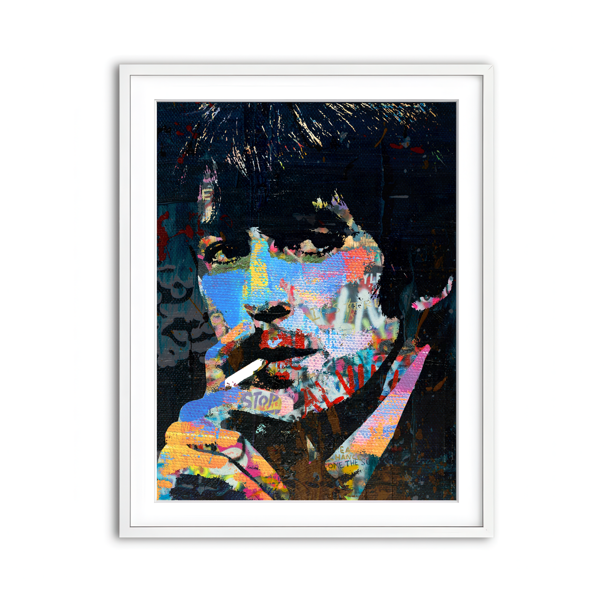 Framed Print 3x4 White