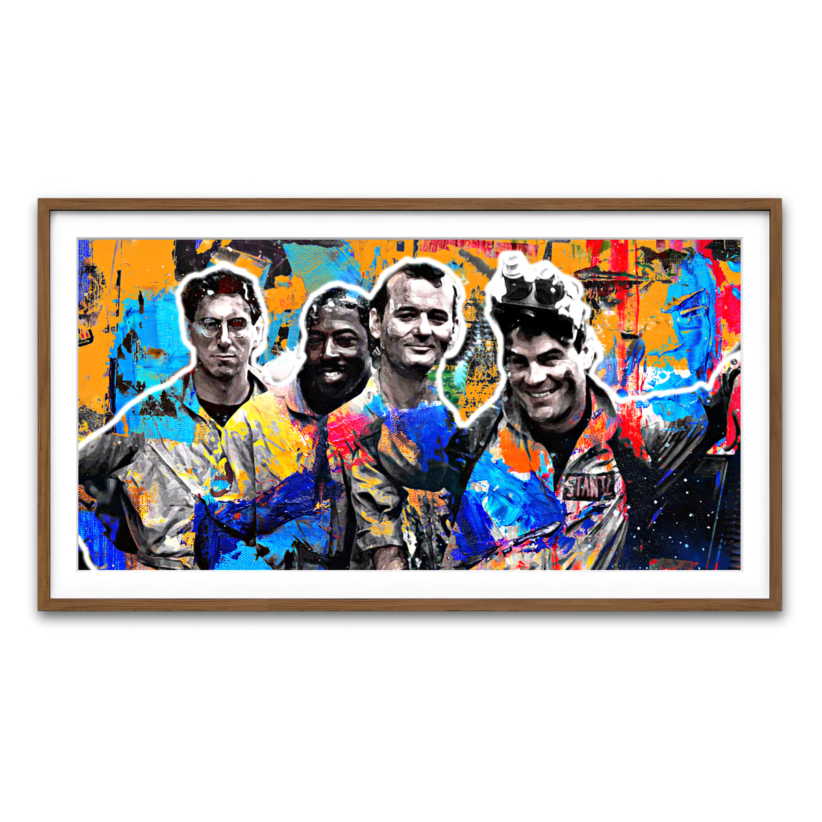 Framed Print 2x1 Walnut