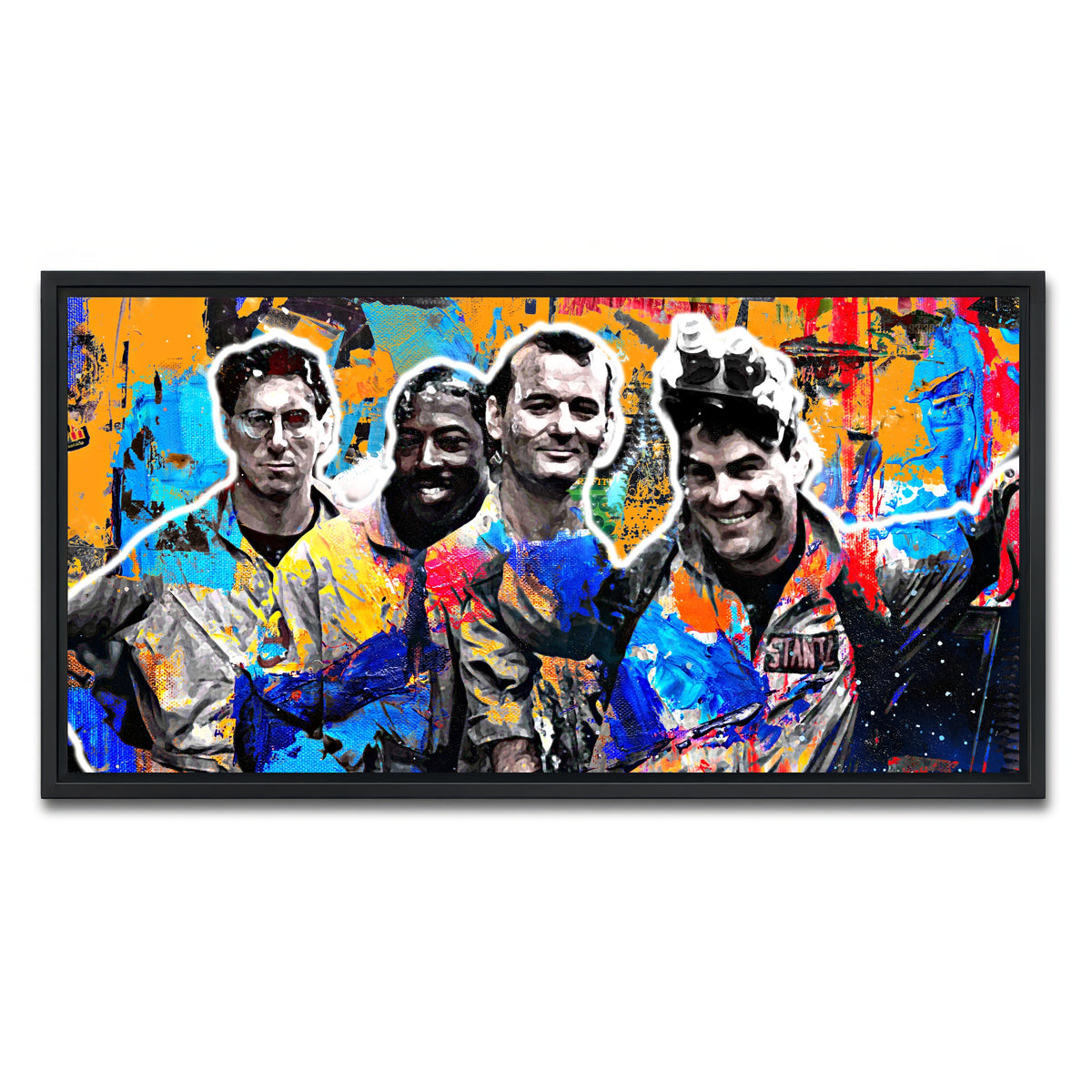 AUTO-MOCKUP WHITE | ghostbusters | 1 Piece | Black Framed Canvas | group=2x1