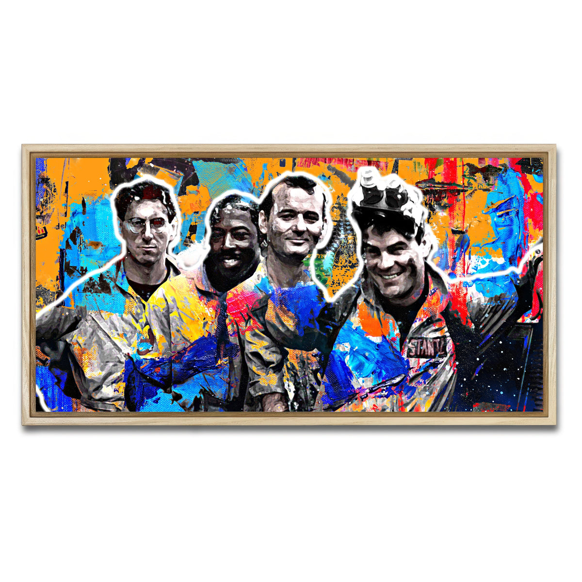 AUTO-MOCKUP WHITE | ghostbusters | 1 Piece | Natural Framed Canvas | group=2x1