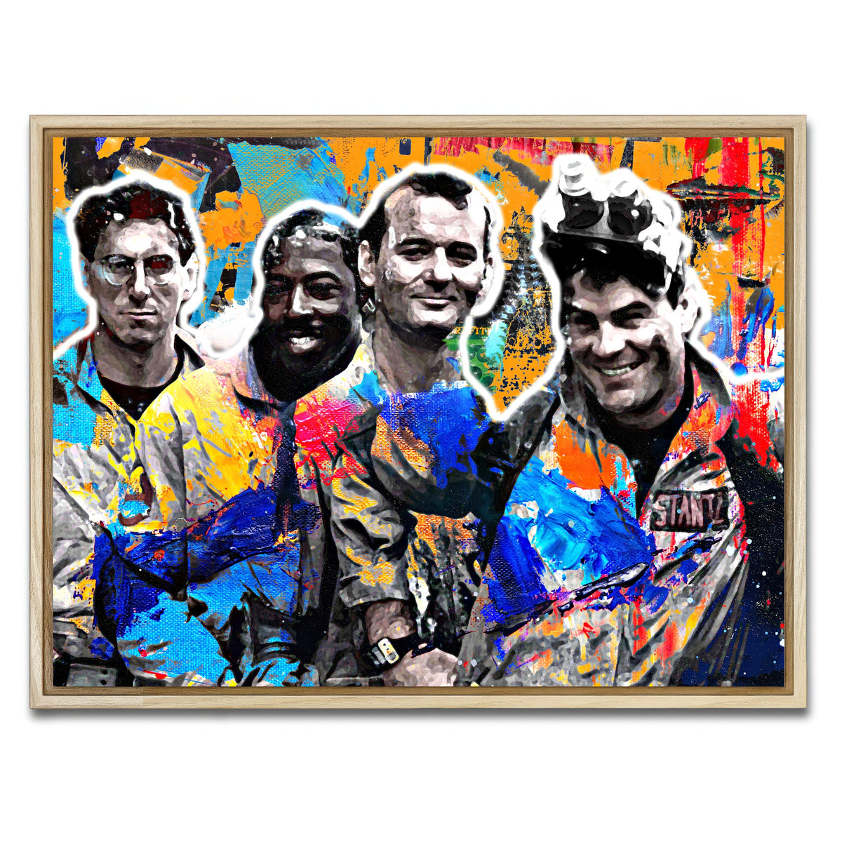AUTO-MOCKUP WHITE | ghostbusters | 1 Piece | Natural Framed Canvas | group=4x3