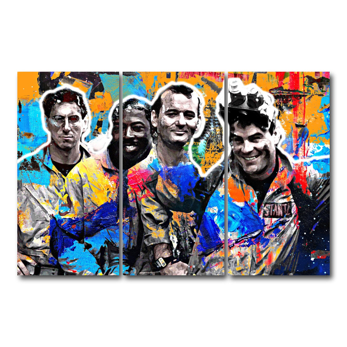 AUTO-MOCKUP WHITE | ghostbusters | 3 Piece | Gallery Wrap Canvas | group=12x24