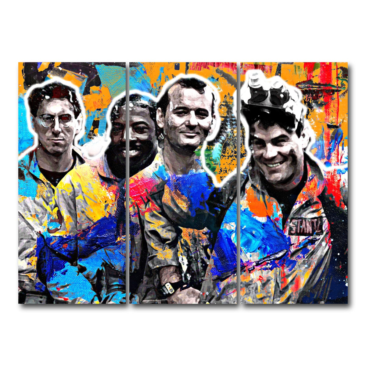 AUTO-MOCKUP WHITE | ghostbusters | 3 Piece | Gallery Wrap Canvas | group=8x18