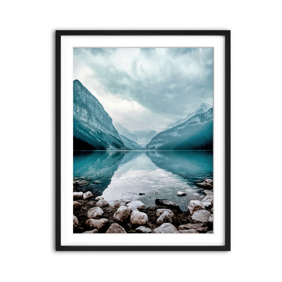 Framed Print 3x4 Black
