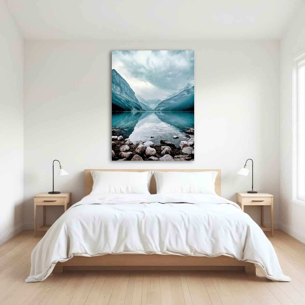 AUTO-MOCKUP ROOM | glacial lake