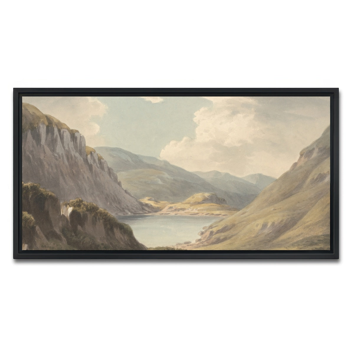 AUTO-MOCKUP WHITE | glen | 1 Piece | Black Framed Canvas | group=2x1