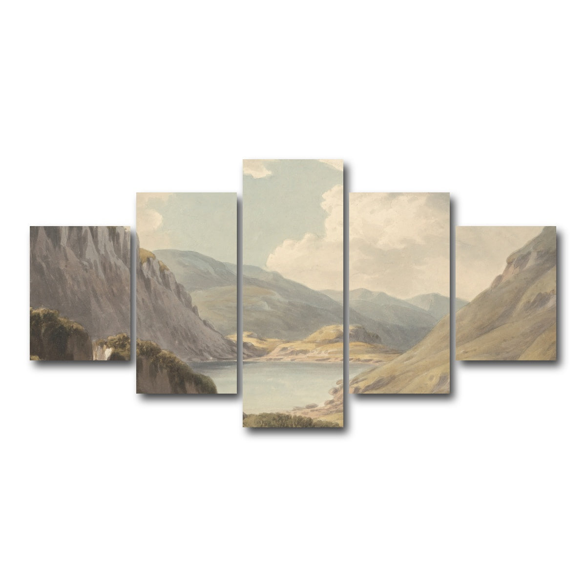 AUTO-MOCKUP WHITE | glen | 5 Piece | Gallery Wrap Canvas | group=5_short