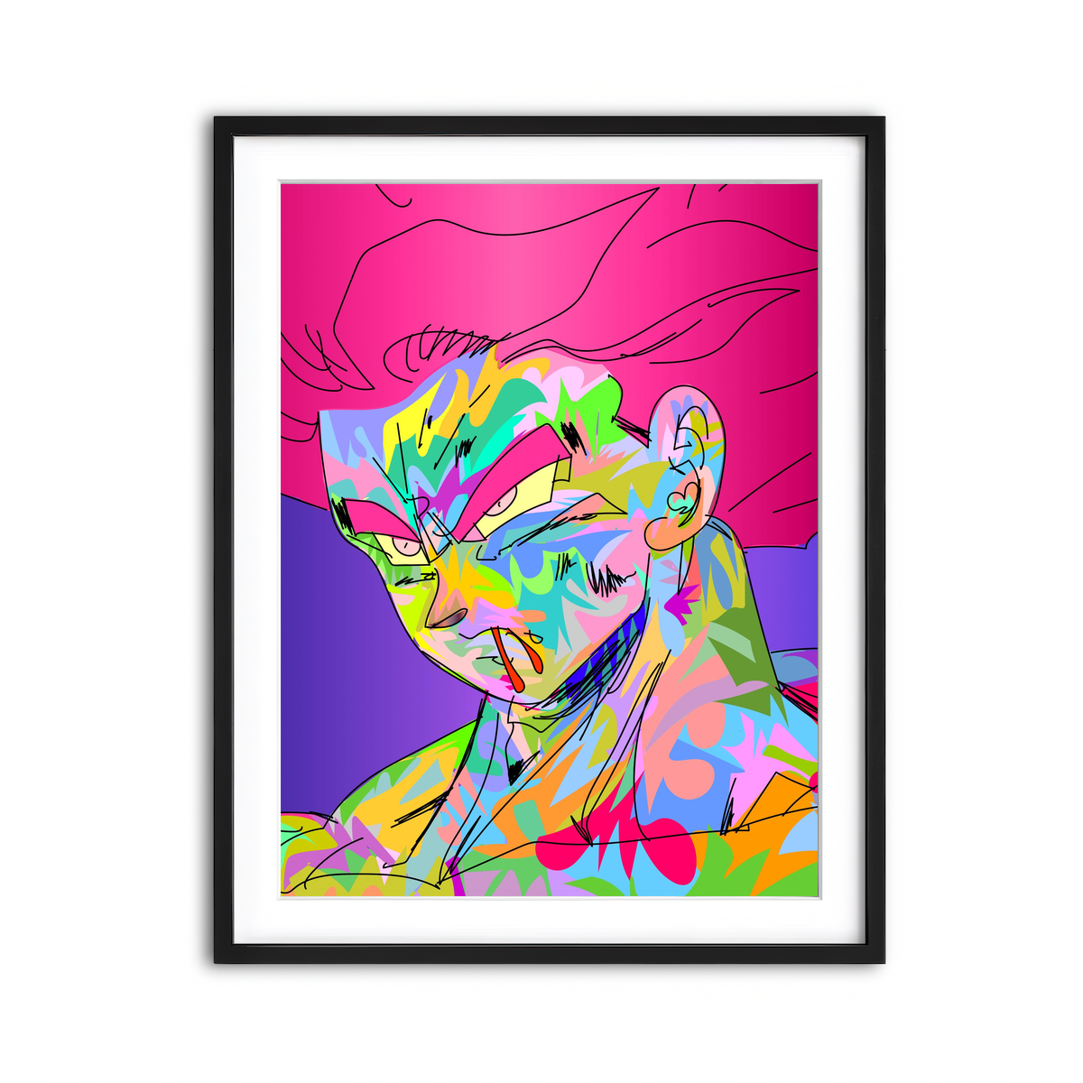 Framed Print 3x4 Black