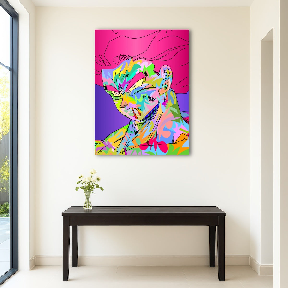 AUTO-MOCKUP ROOM | goku blonde pink