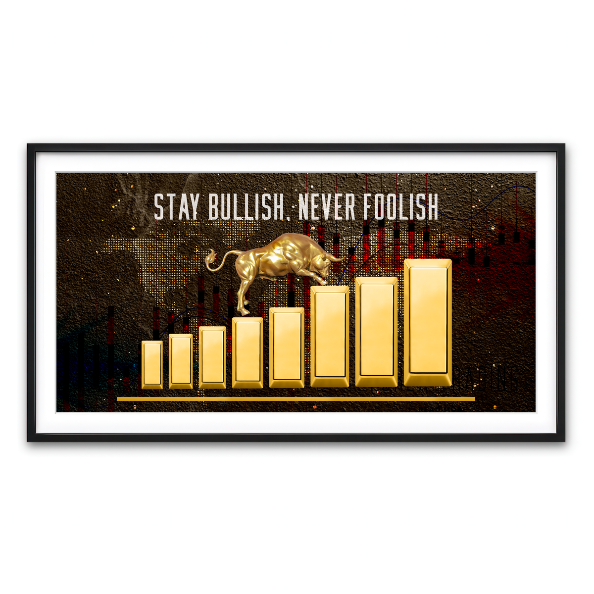 Framed Print 2x1 Black