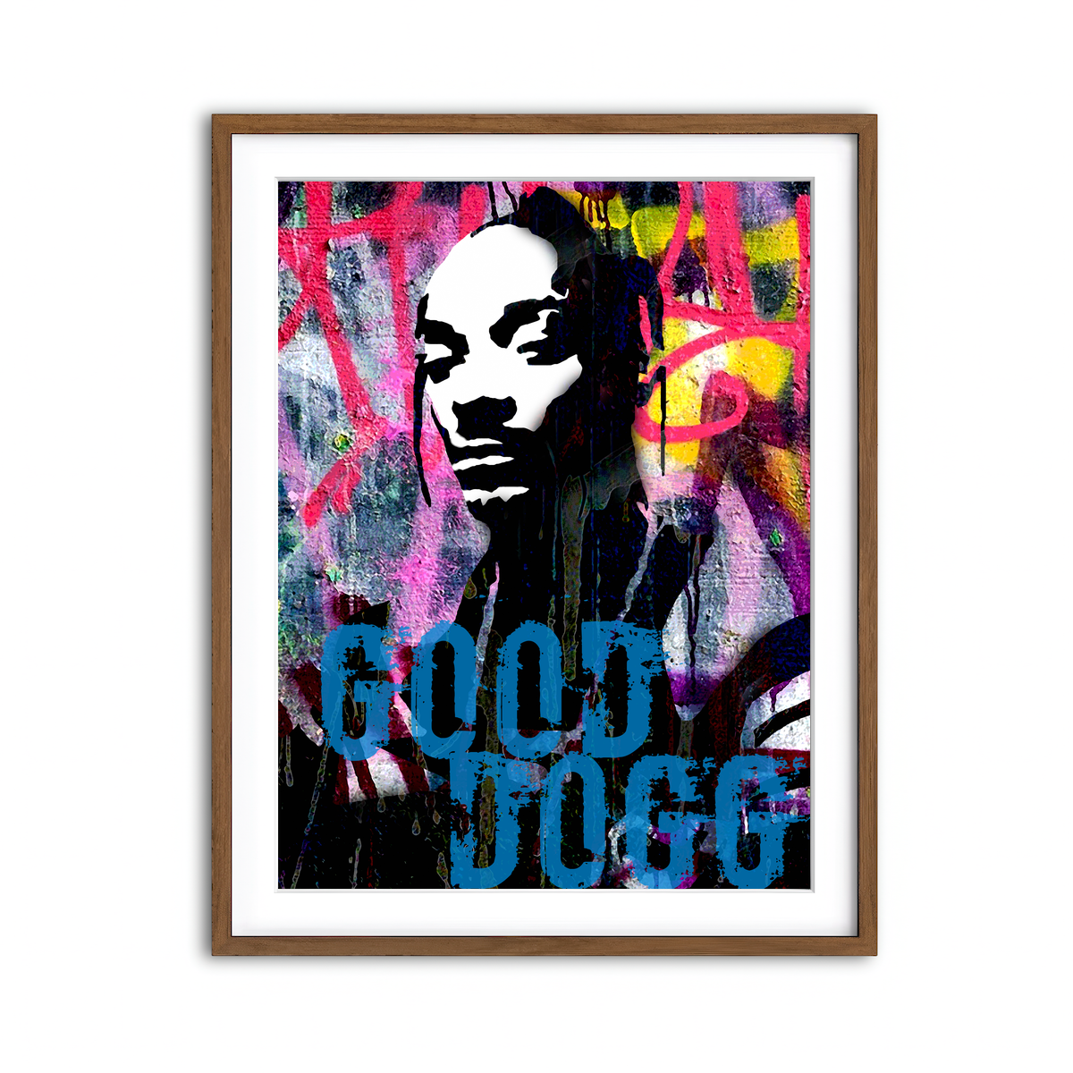 Framed Print 3x4 Walnut