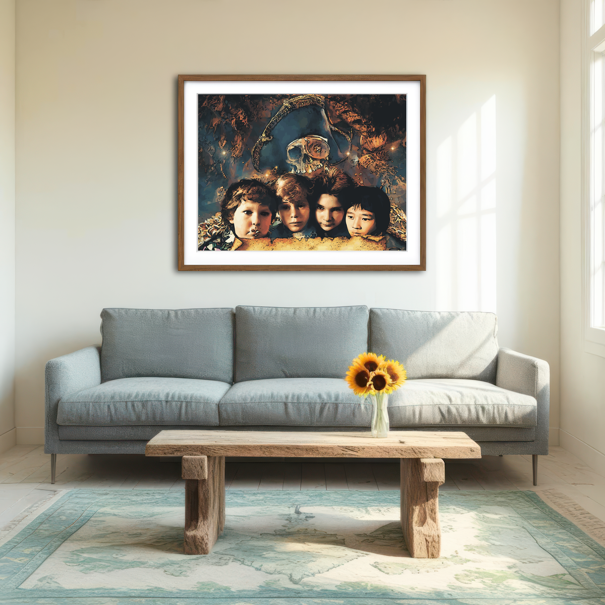 AUTO-MOCKUP ROOM | Goonies Wall Art