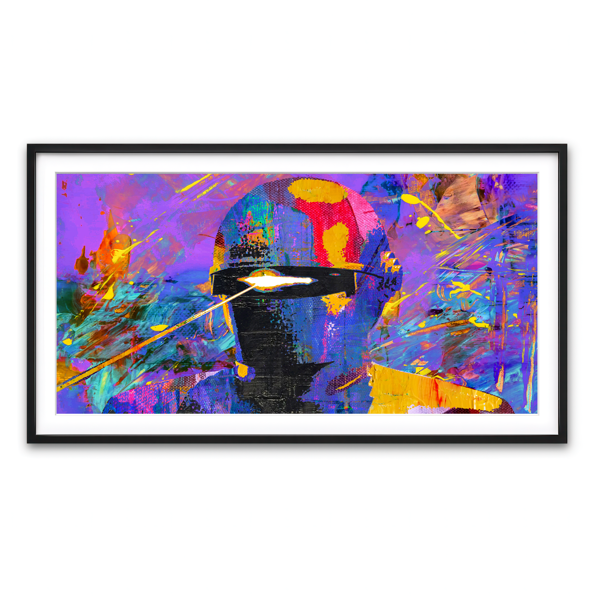 Framed Print 2x1 Black