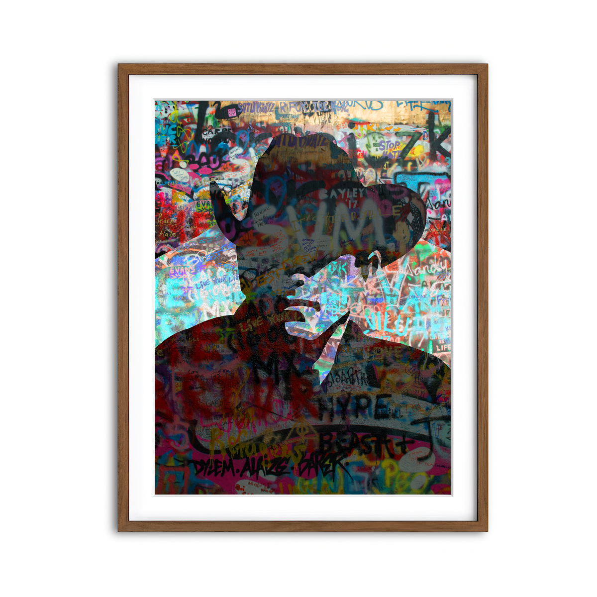 Framed Print 3x4 Walnut