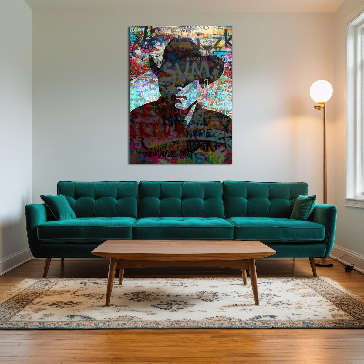 AUTO-MOCKUP ROOM | graffiti cowboy