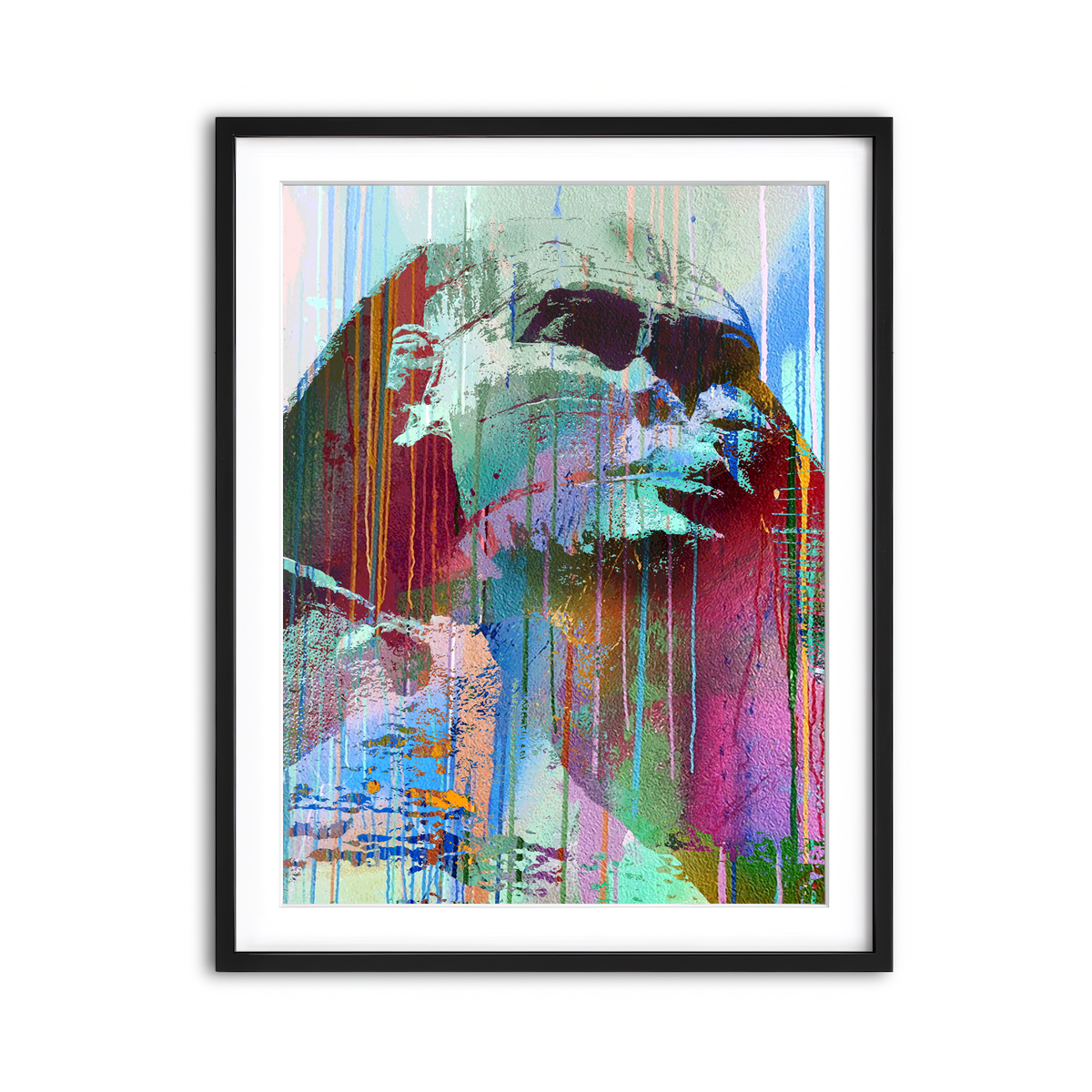 Framed Print 3x4 Black