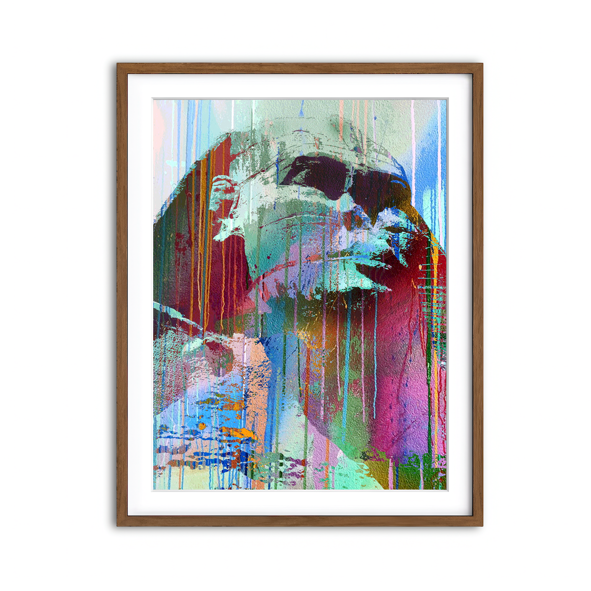 Framed Print 3x4 Walnut