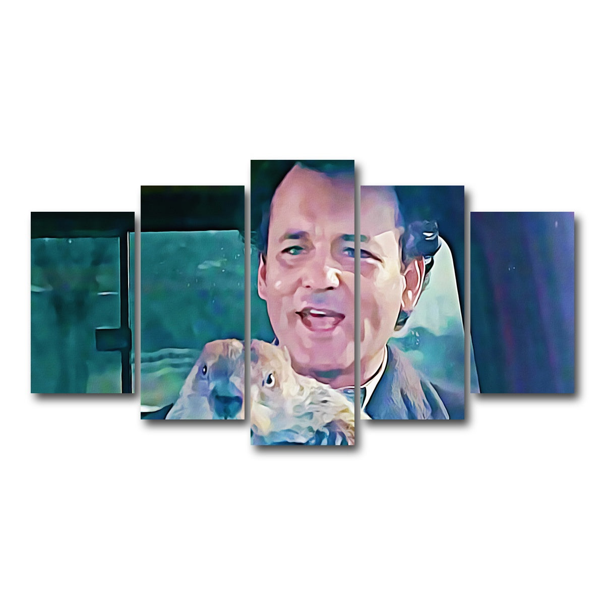 AUTO-MOCKUP WHITE | groundhog day | 5 Piece | Gallery Wrap Canvas | group=5_normal