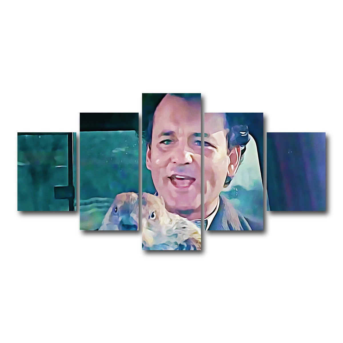 AUTO-MOCKUP WHITE | groundhog day | 5 Piece | Gallery Wrap Canvas | group=5_short
