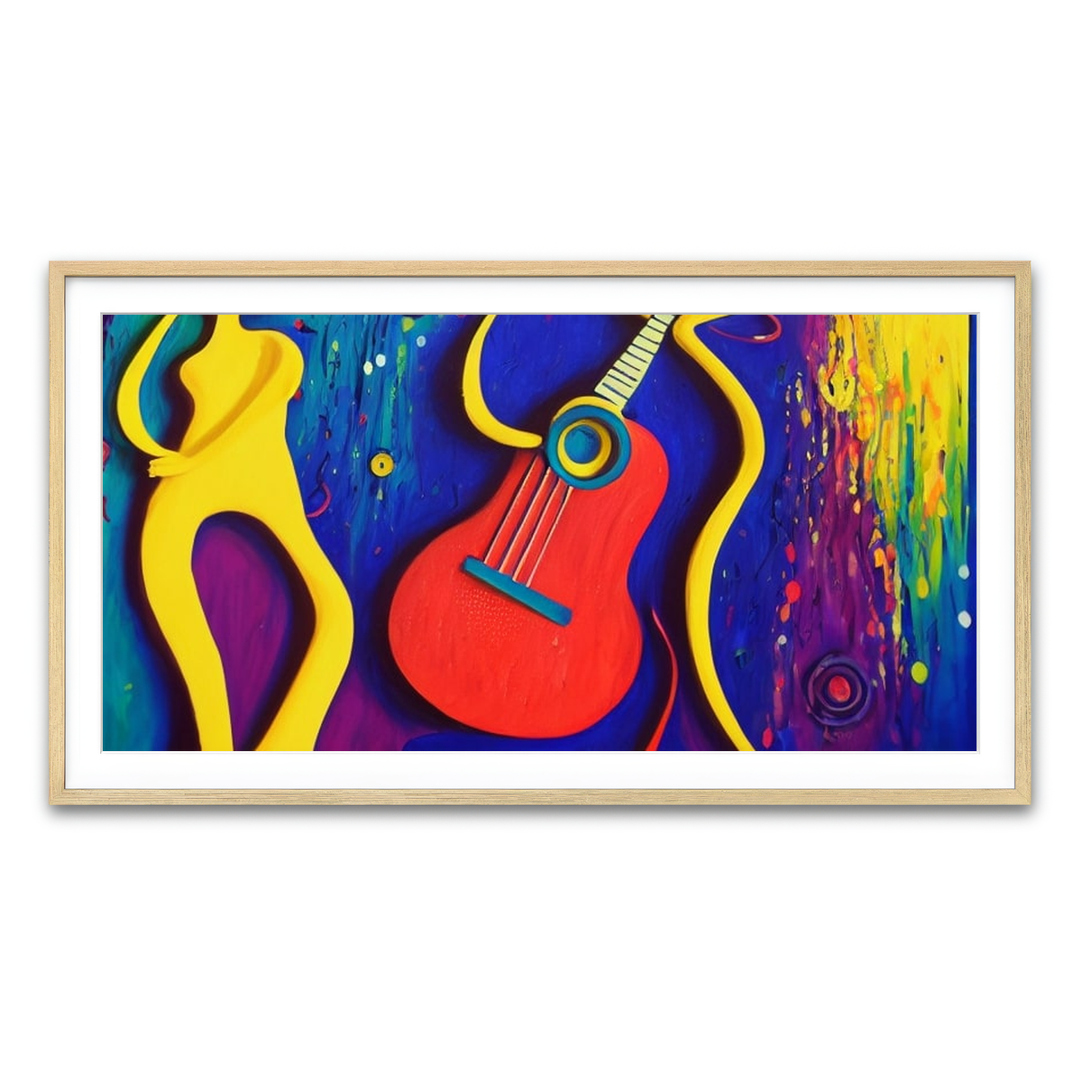 Framed Print 2x1 Natural