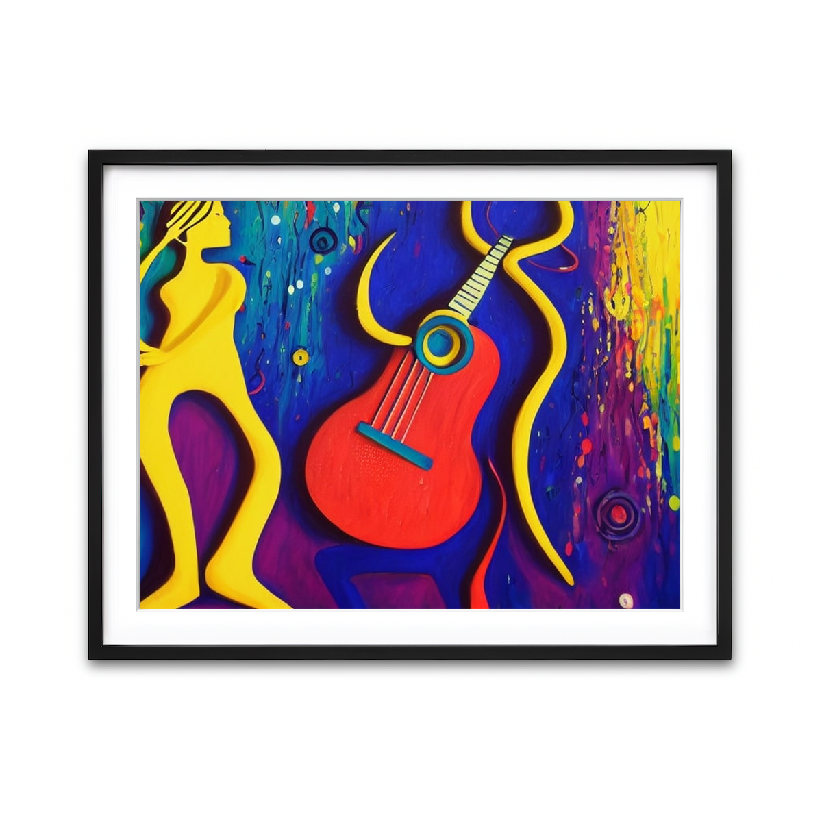 Framed Print 4x3 Black