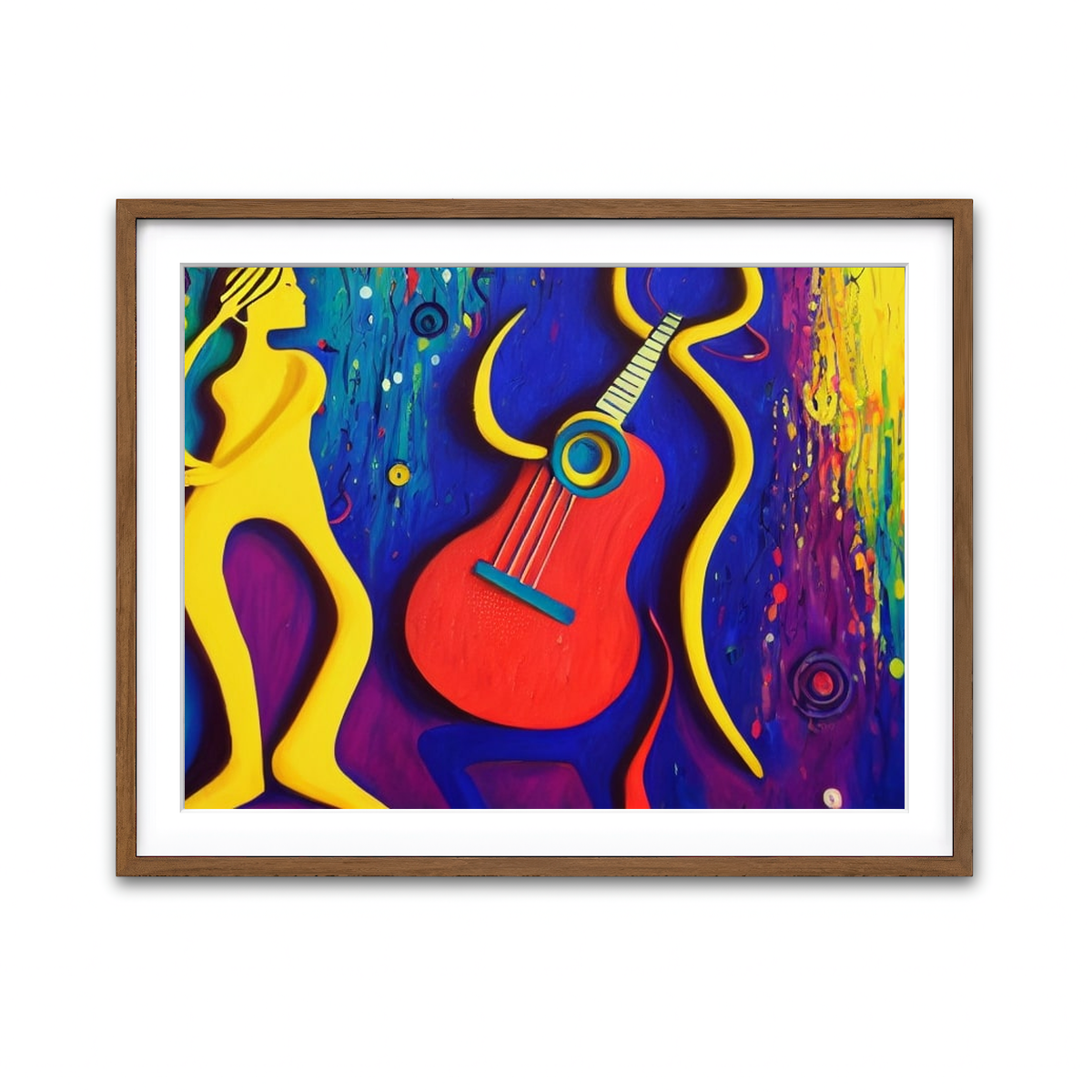 Framed Print 4x3 Walnut