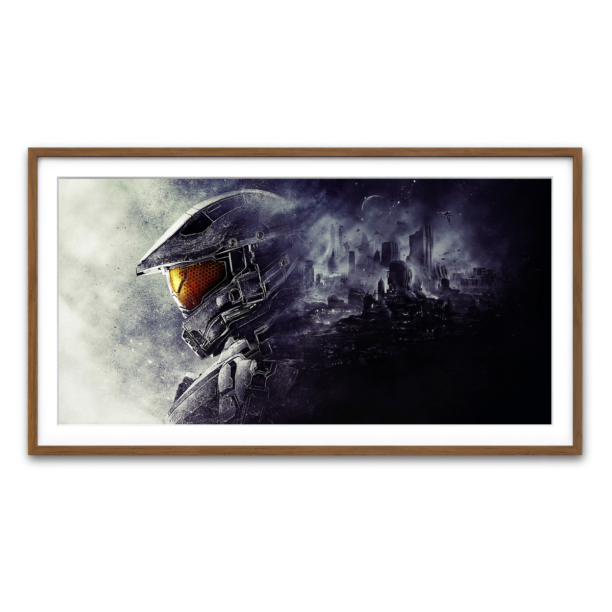 Framed Print 2x1 Walnut
