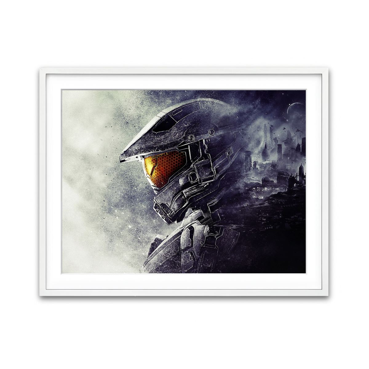 Framed Print 4x3 White