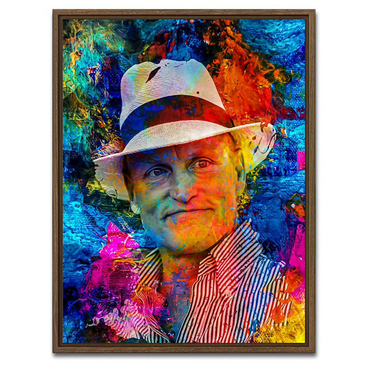 AUTO-MOCKUP WHITE | harrelson | 1 Piece | Walnut Framed Canvas | group=3x4