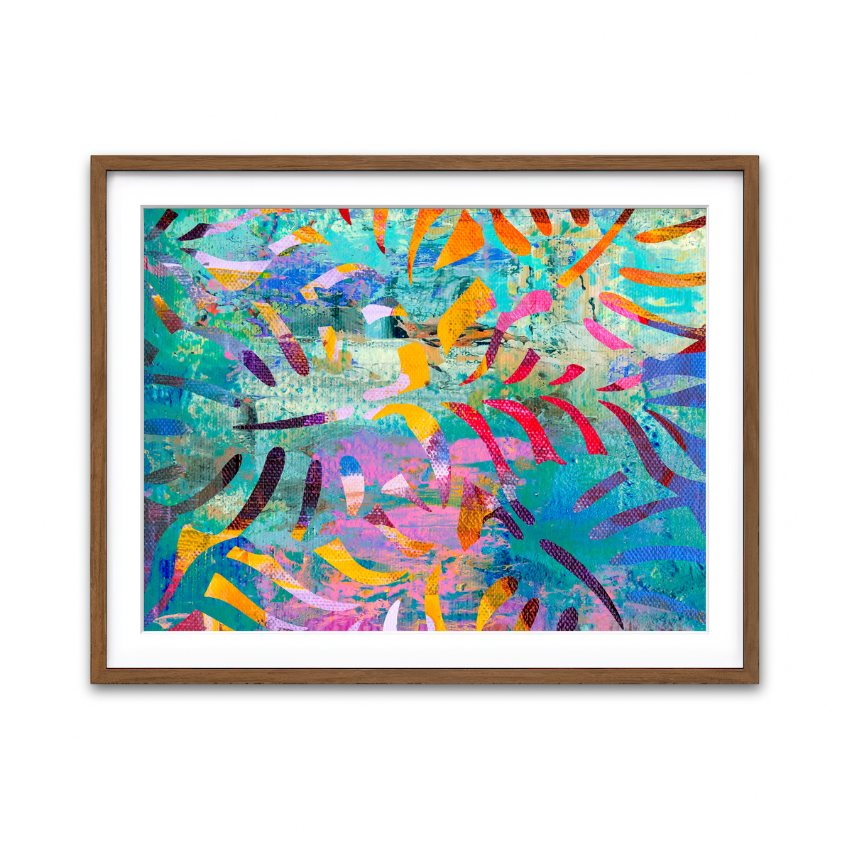 Framed Print 4x3 Walnut