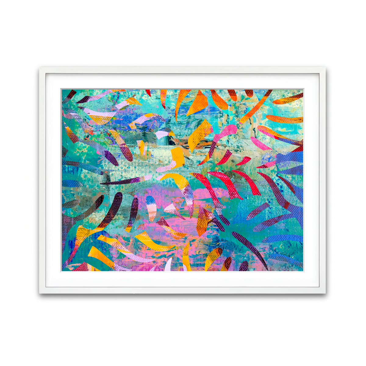 Framed Print 4x3 White