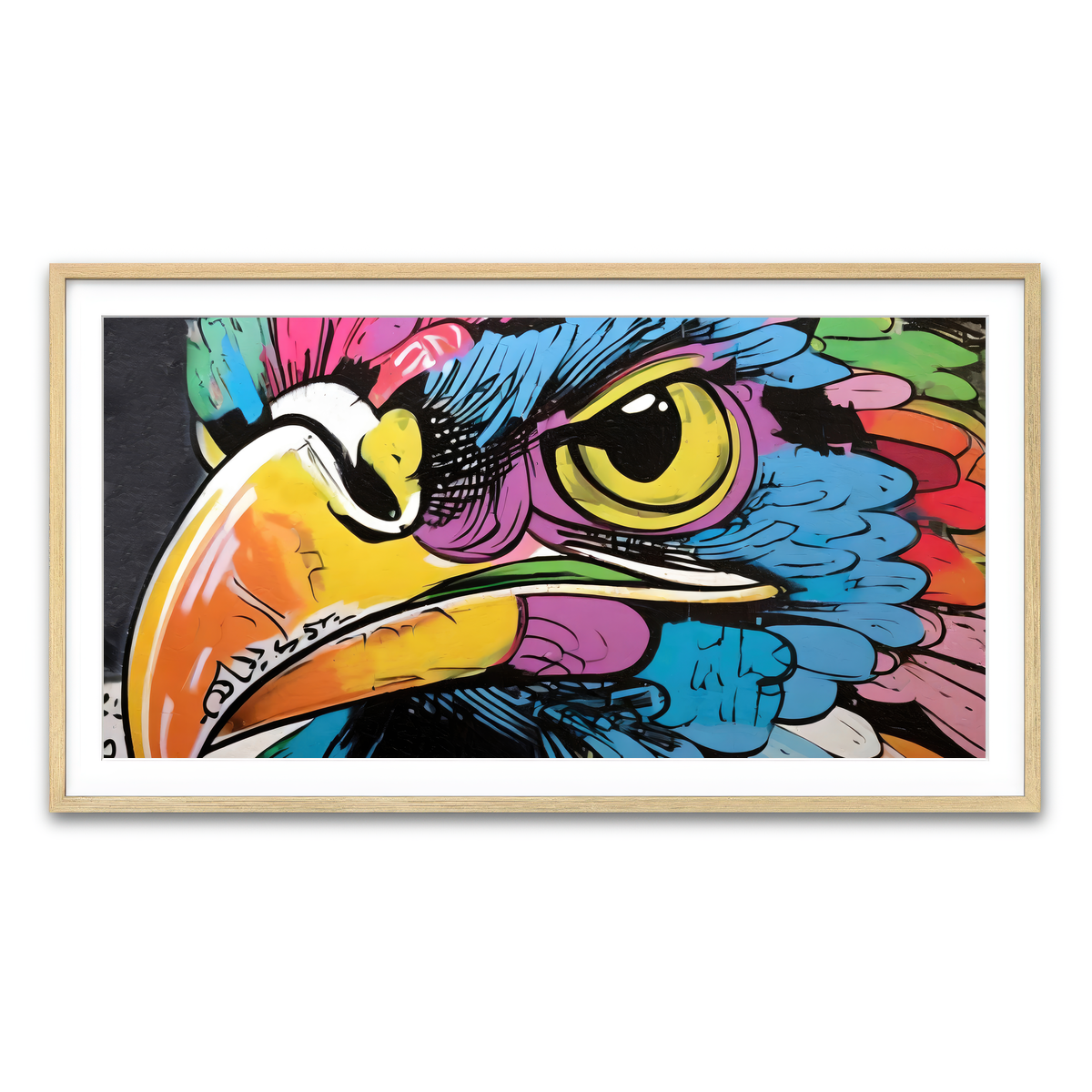 Framed Print 2x1 Natural