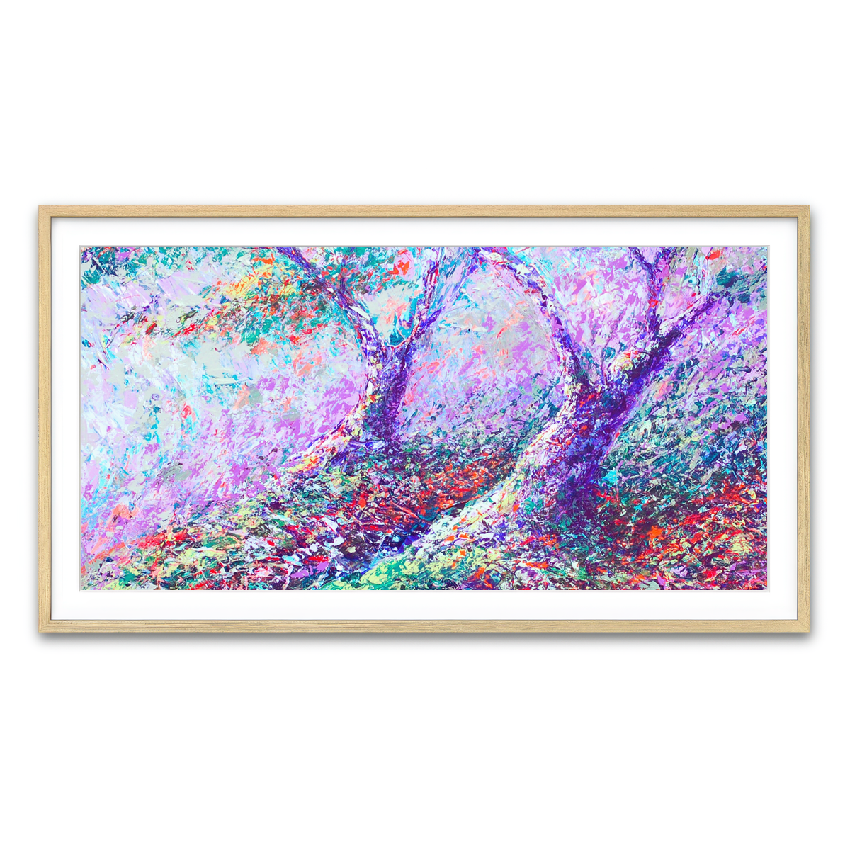 Framed Print 2x1 Natural