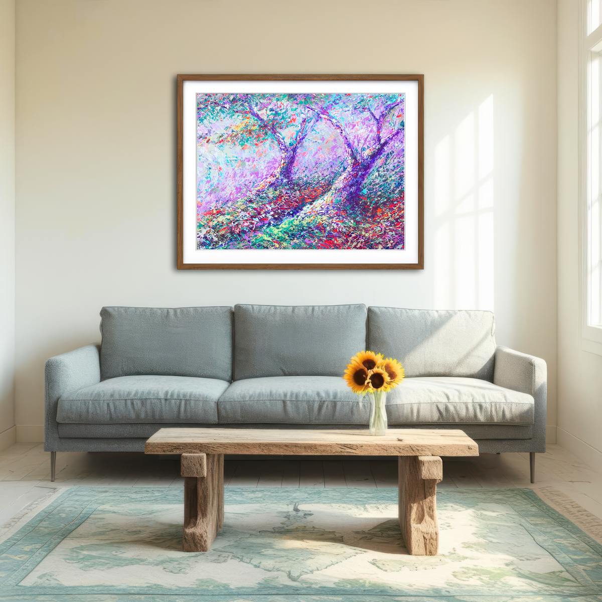 AUTO-MOCKUP ROOM | Healing Trees Wall Art