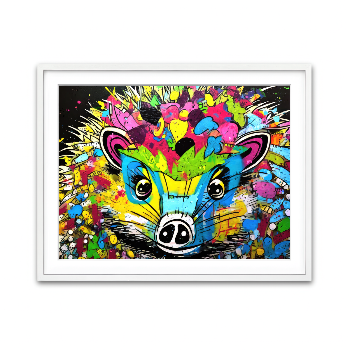 Framed Print 4x3 White