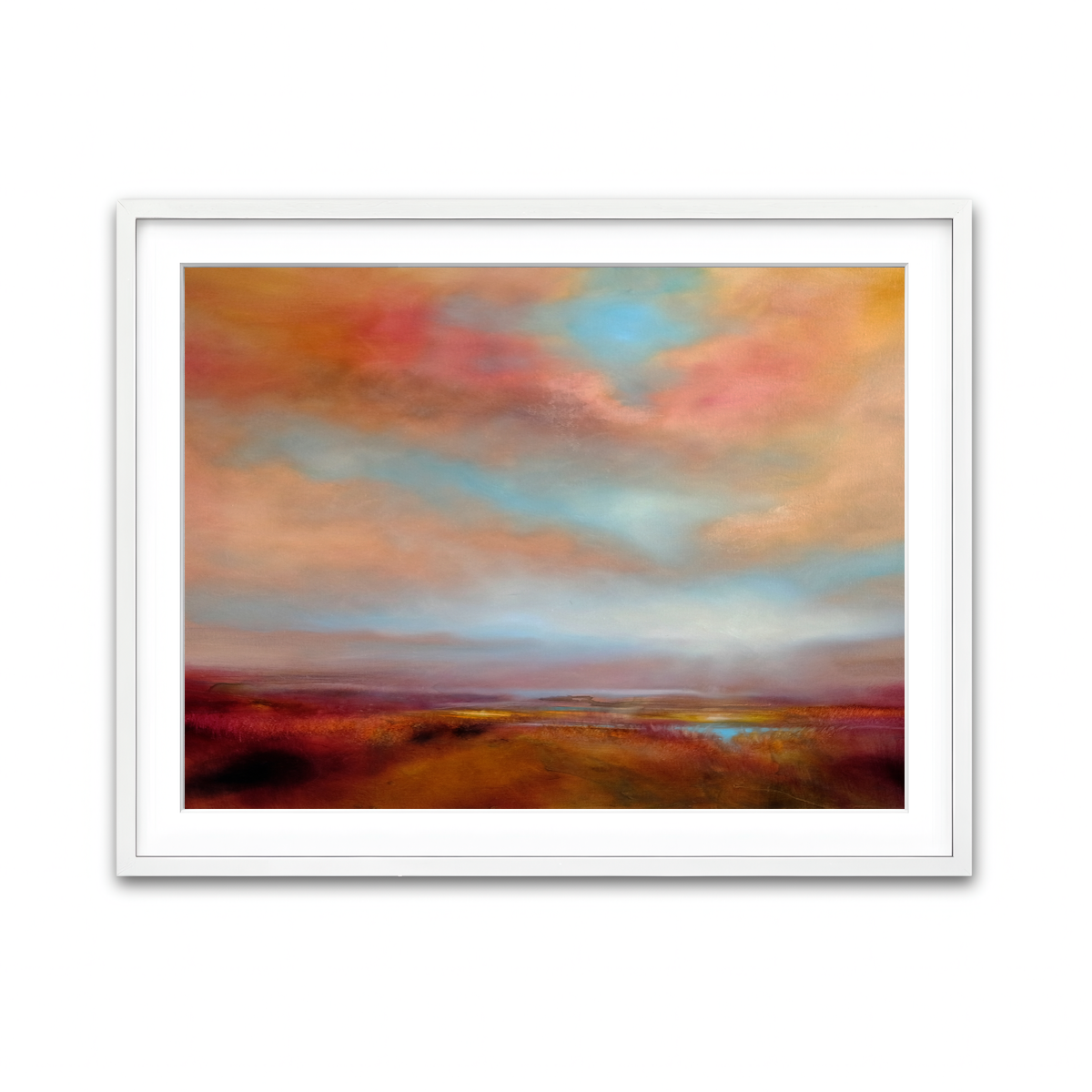 Framed Print 4x3 White