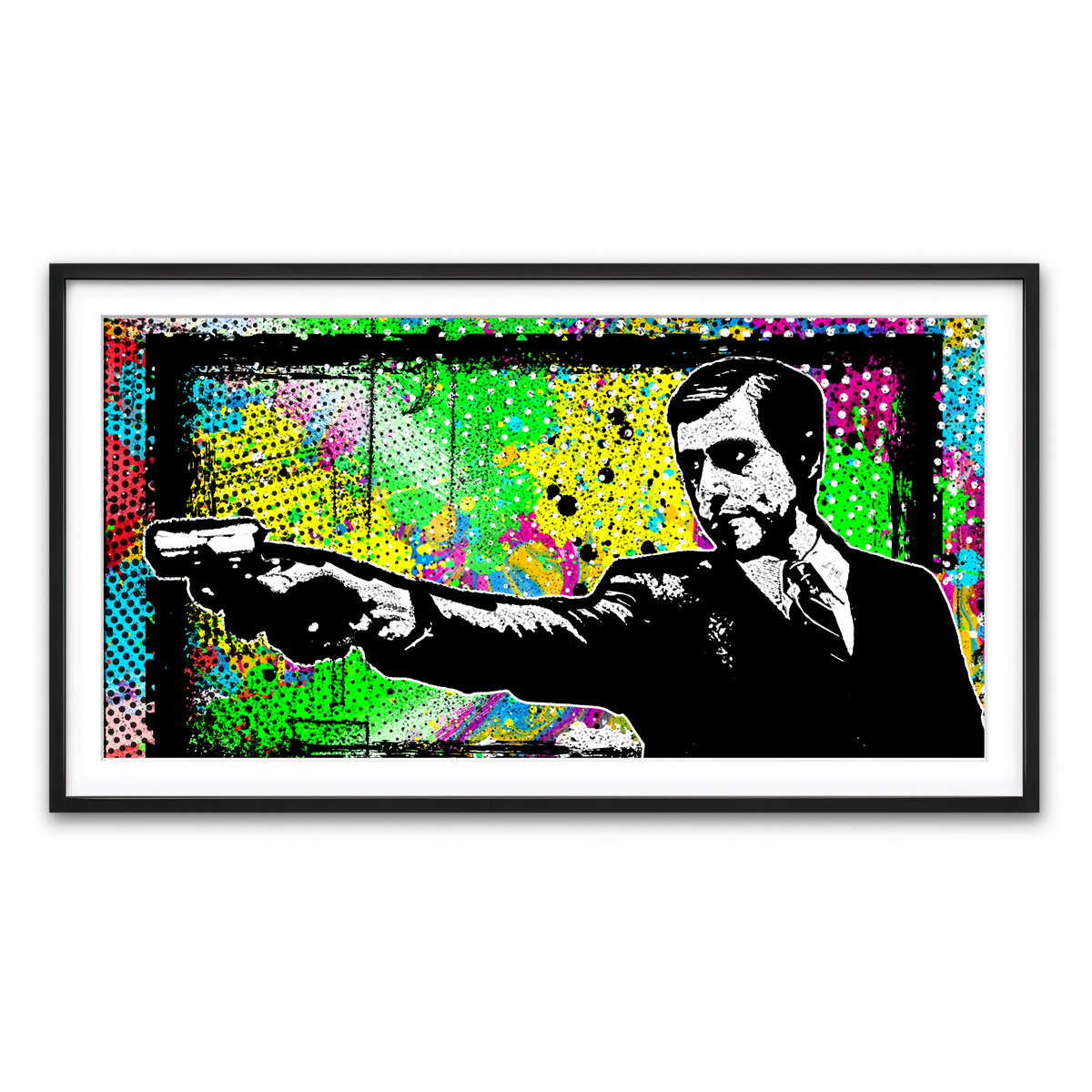 Framed Print 2x1 Black
